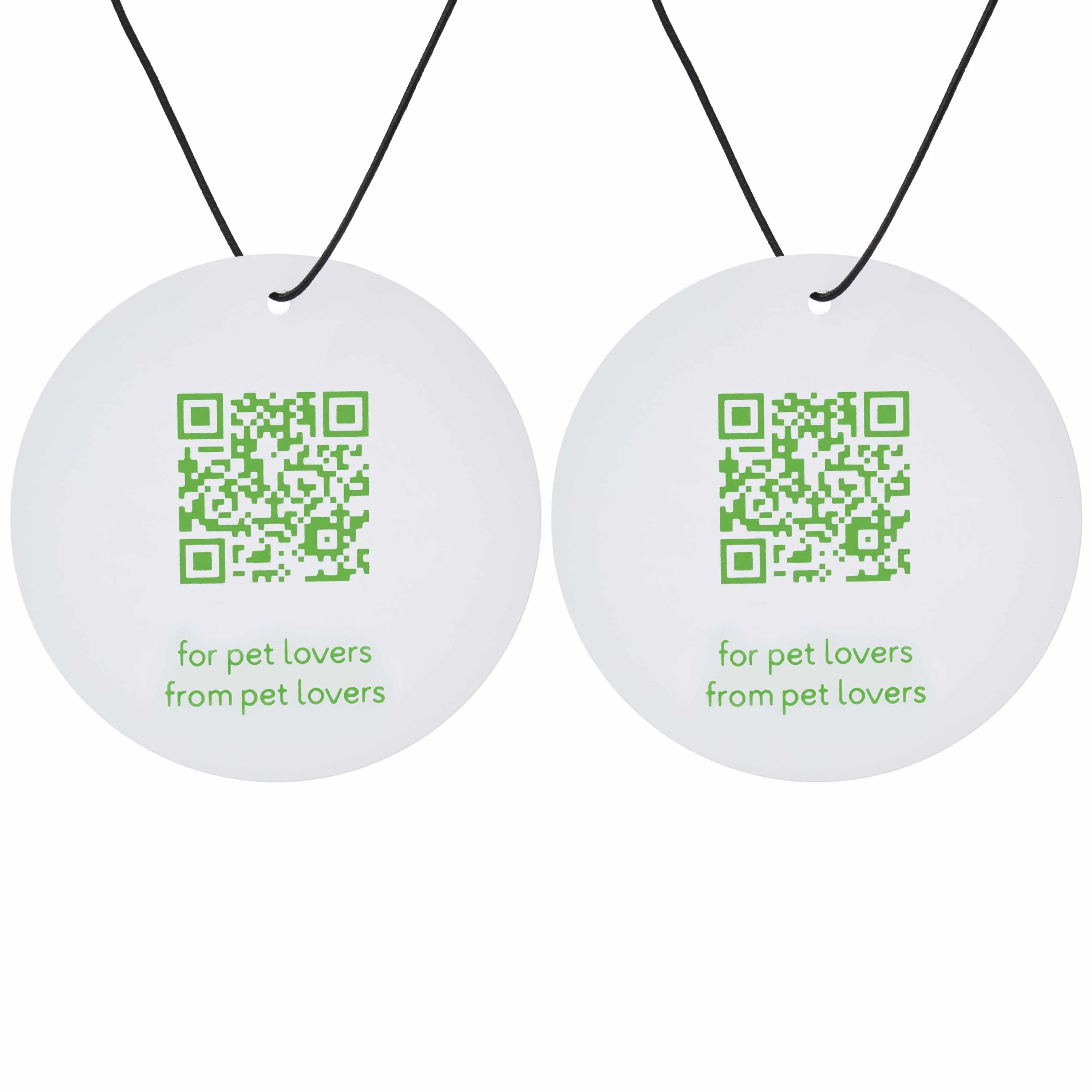 2 Pack Green Forest Scented Hanging Air Fresheners for Pet Friendly Car, Office or Home