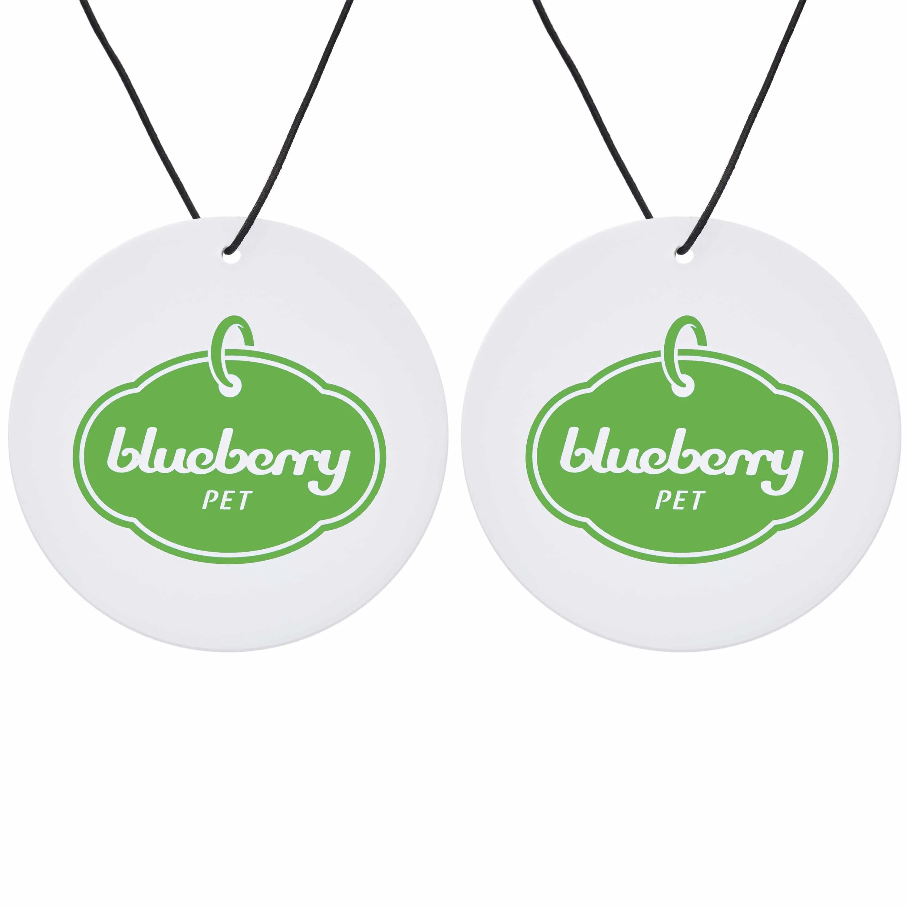 2 Pack Green Forest Scented Hanging Air Fresheners for Pet Friendly Car, Office or Home