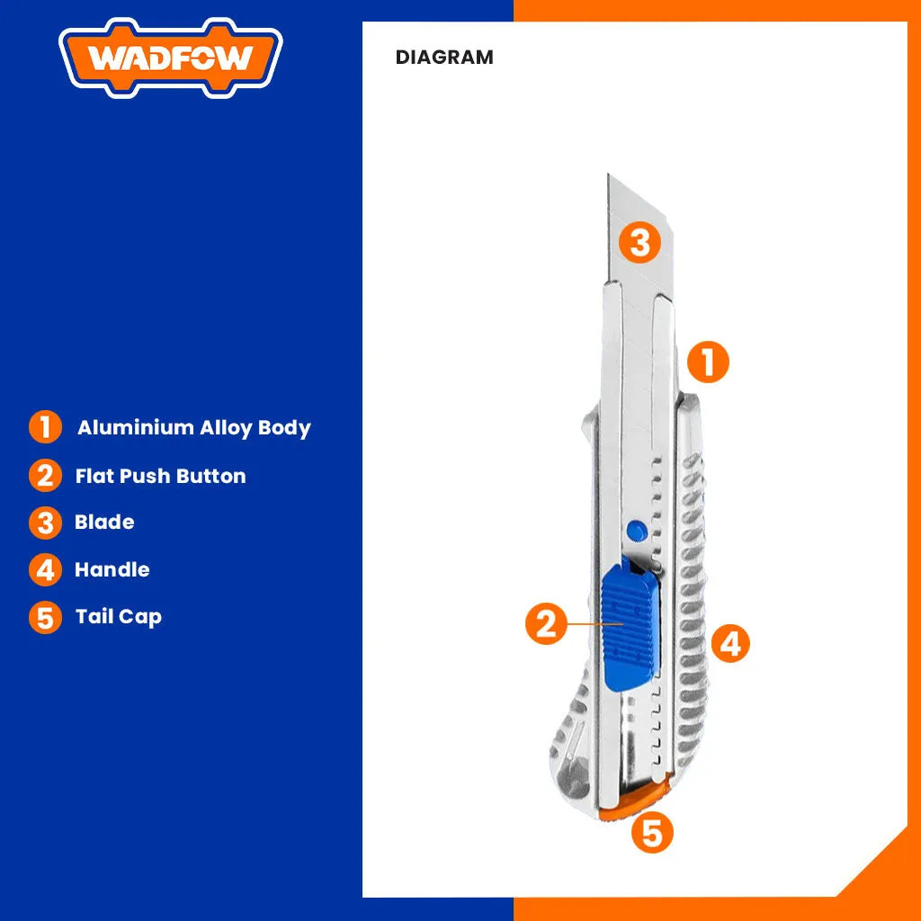 6 Inch Snap-Off Blade Knife with Aluminum Alloy Body WSK4928