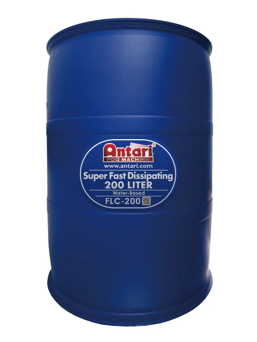 Antari FLC-200 Drum of Instant Dissipating Fog Fluid 200L