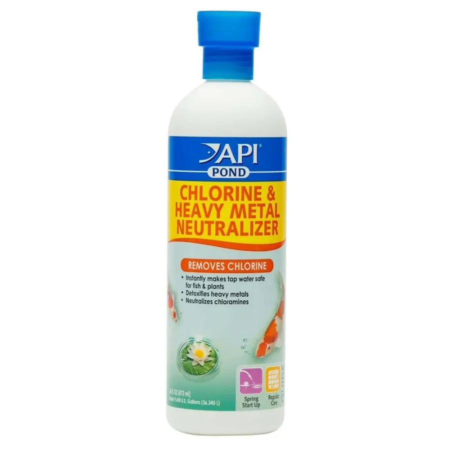 API Pond Chlorine & Heavy Metal Neutralizer - 16 fl oz