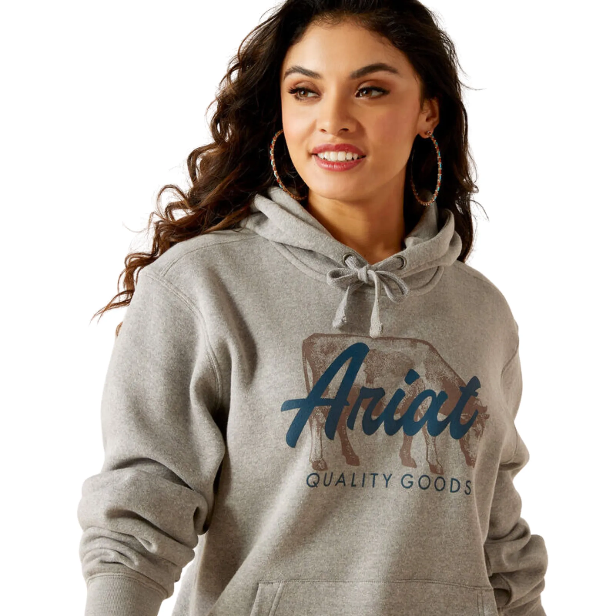 ARIAT WOMEN'S REAL GRAZING HOODIE - 10046454