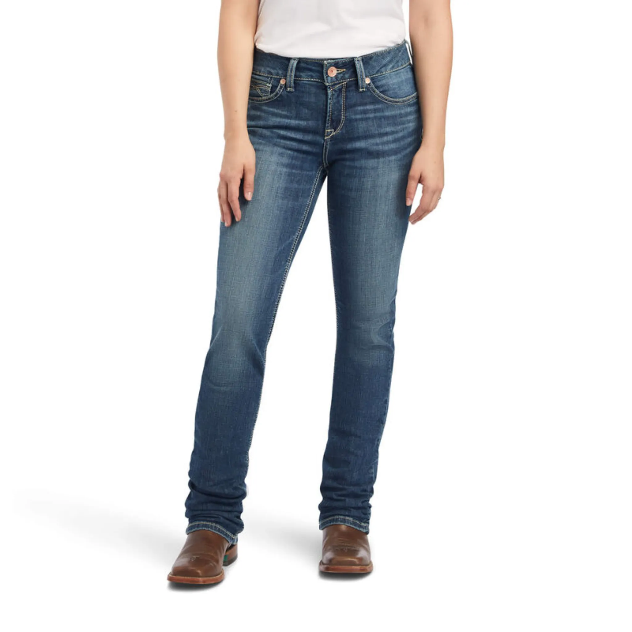 ARIAT WOMEN'S R.E.A.L. PERFECT RISE DAPHNE STRAIGHT JEAN - 10041115