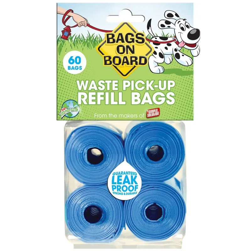 Bags On Board Blue Waste Bag Refill 60 bags