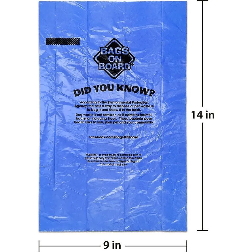 Bags On Board Blue Waste Bag Refill Economy Pack 315ct