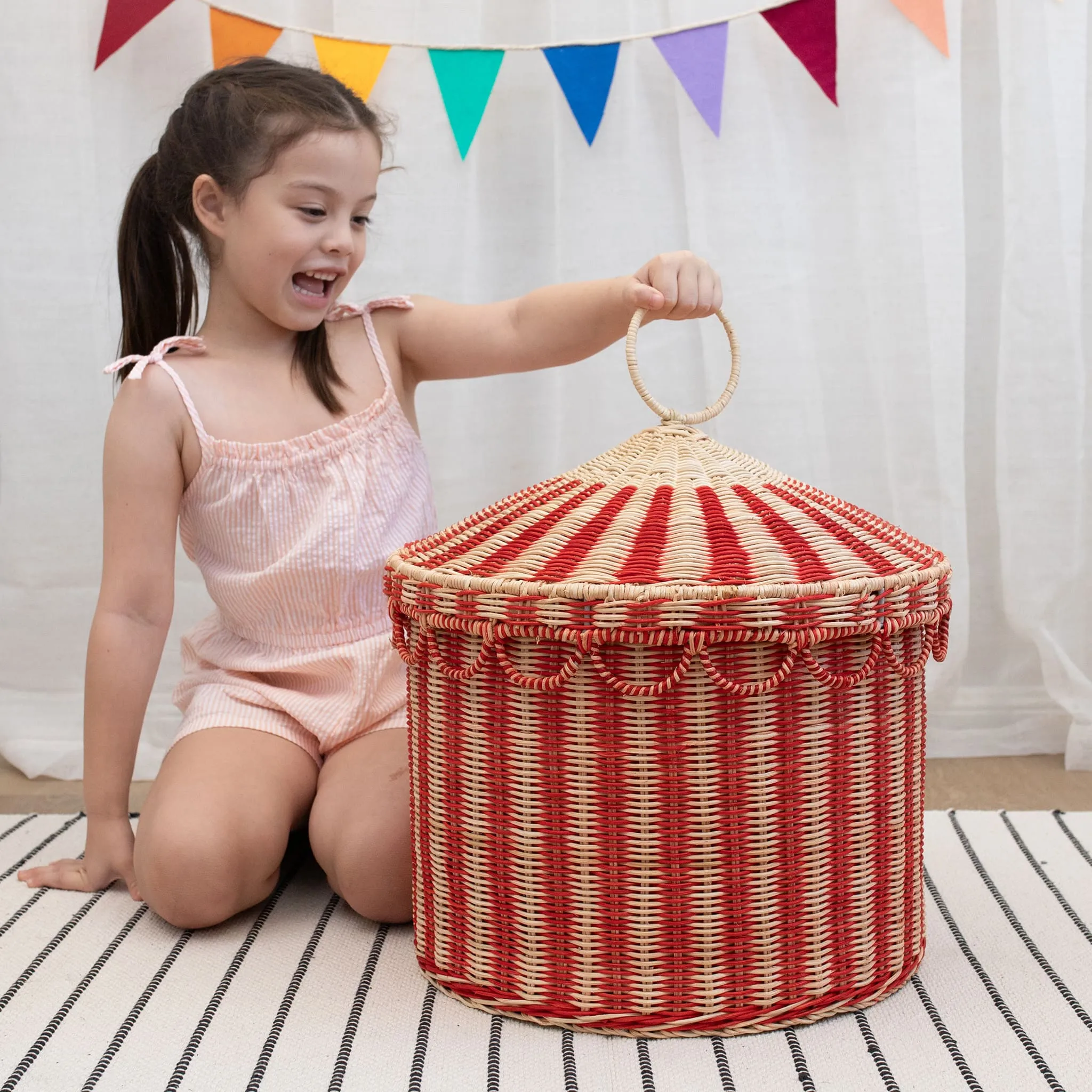 Circus Tent - Toy Basket