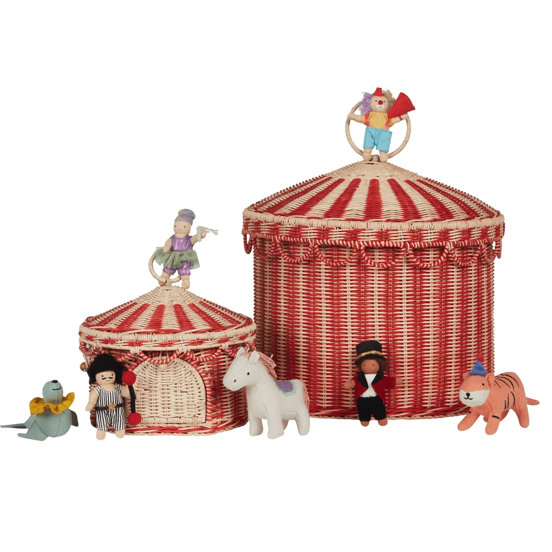 Circus Tent Toy Basket