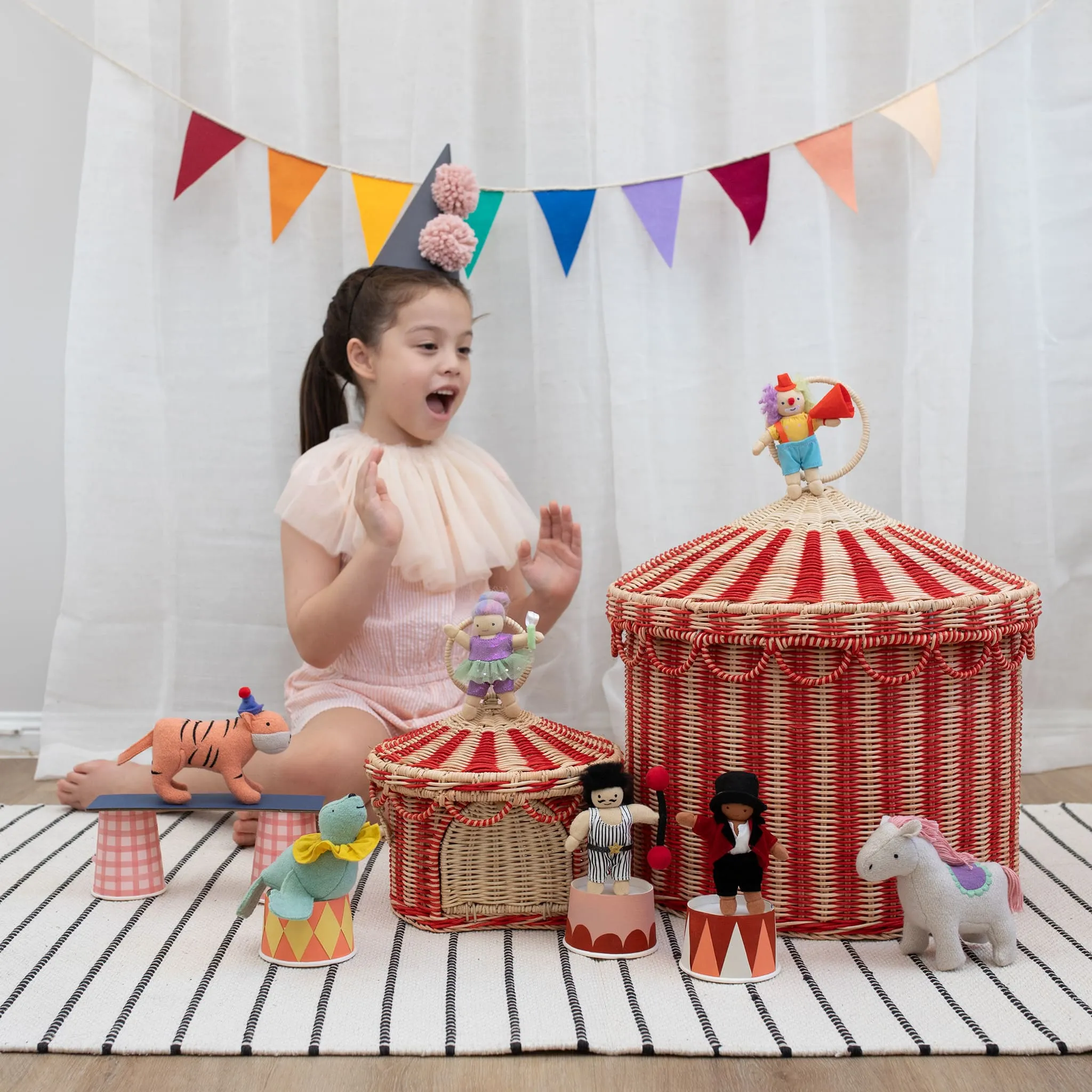 Circus Tent - Toy Basket