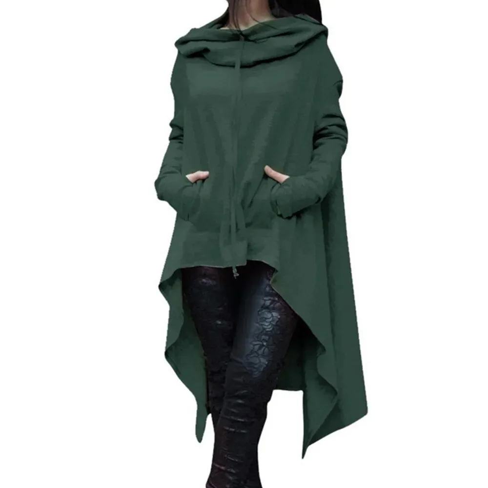 Cloak Style Women's Hoodie: Stylish and casual everyday fashion