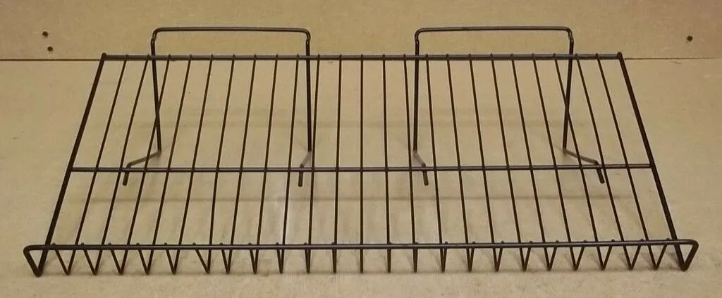 Commercial Wire Countertop Racks 24in x 12in x 6in Lot of 2 Steel Black -- Used