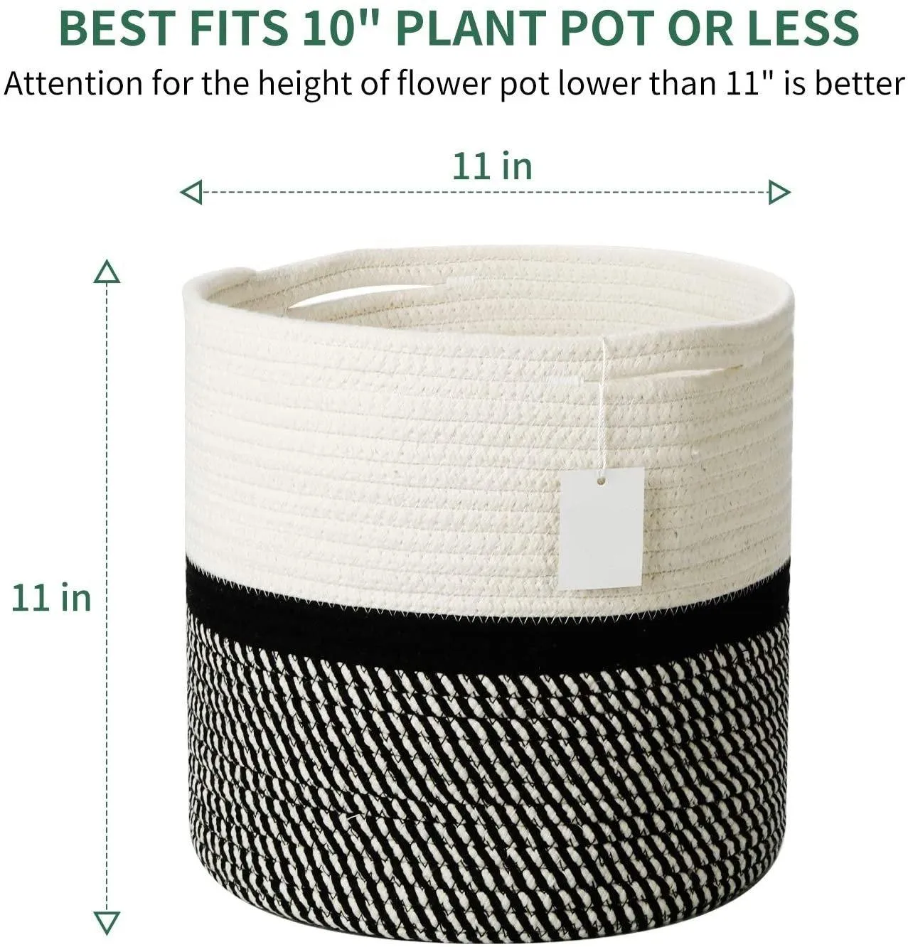 Cotton Rope Plant Basket