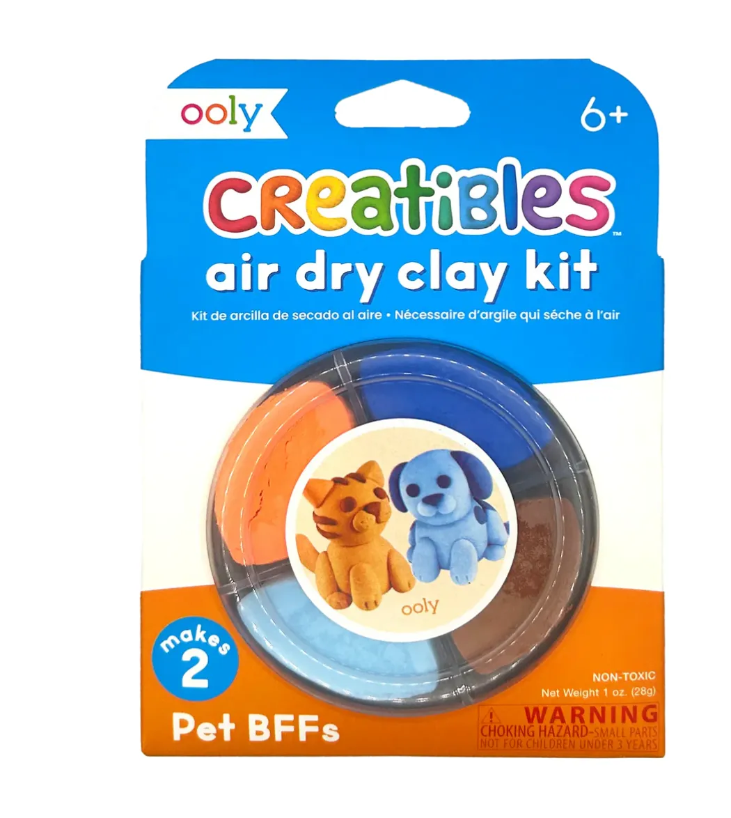 Creatibles Mini Air Dry Clay Kit - Pet BFFs