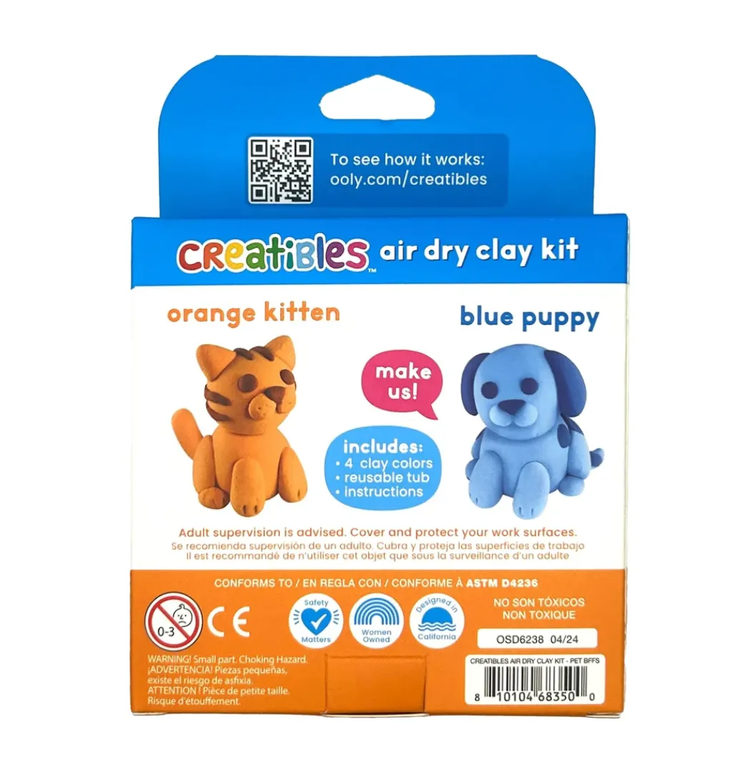 Creatibles Mini Air Dry Clay Kit - Pet BFFs