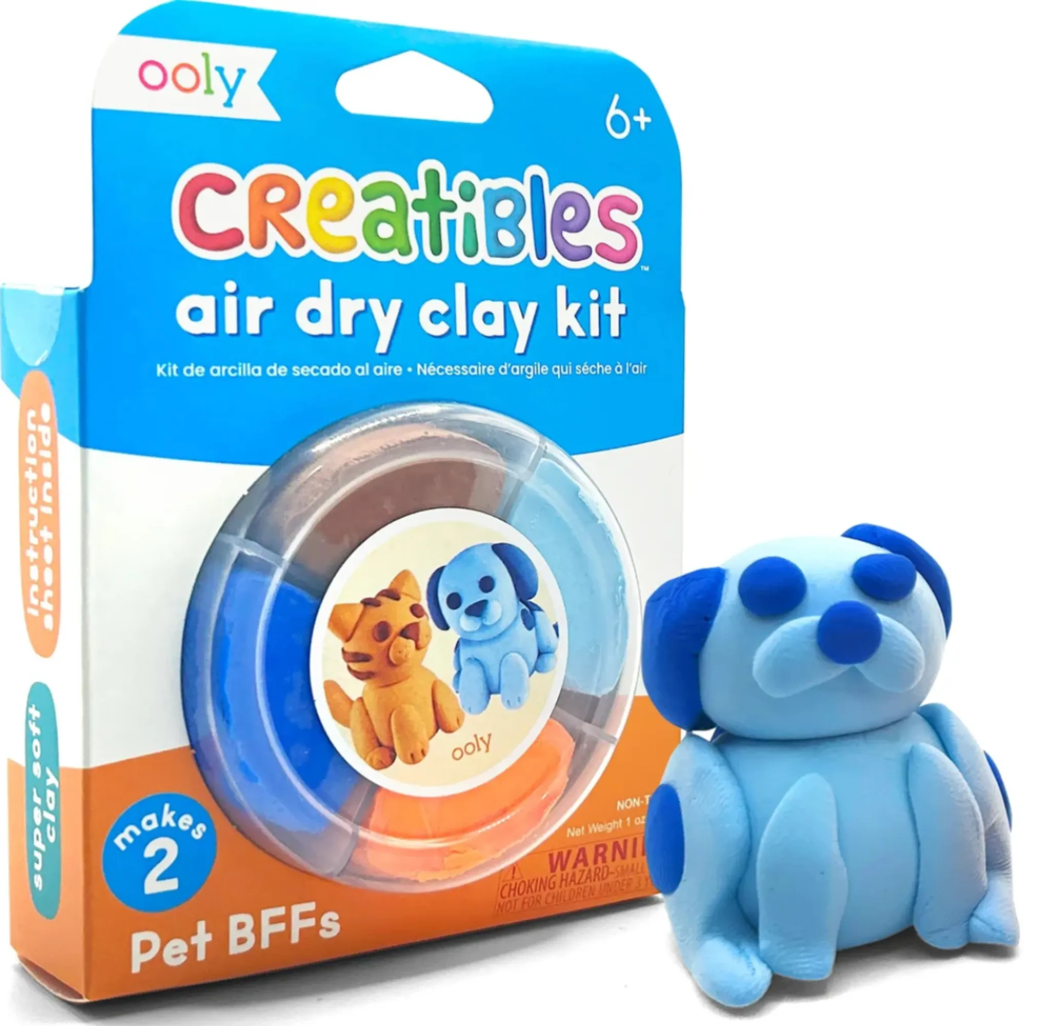 Creatibles Mini Air Dry Clay Kit - Pet BFFs