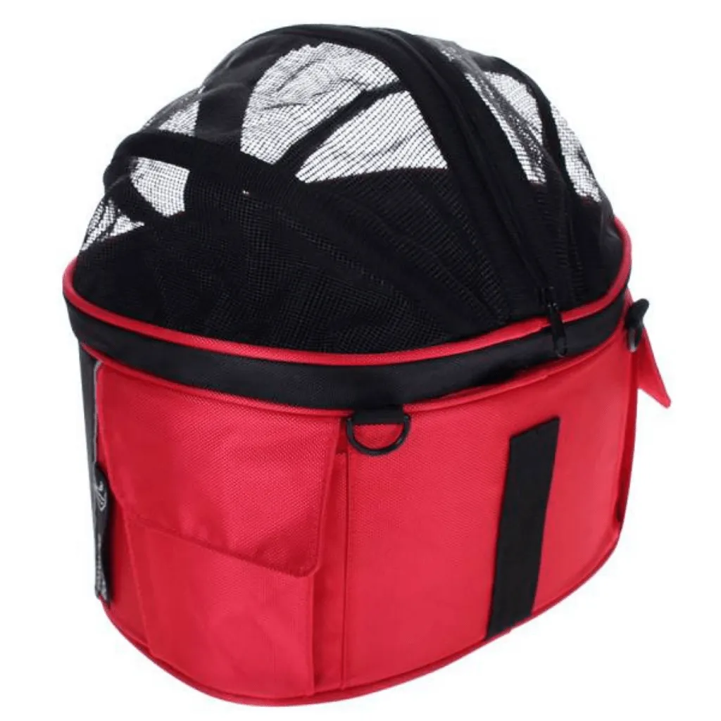 DoggyRide Cocoon Bike Carrying Basket | Red | Dutch Dog Design®