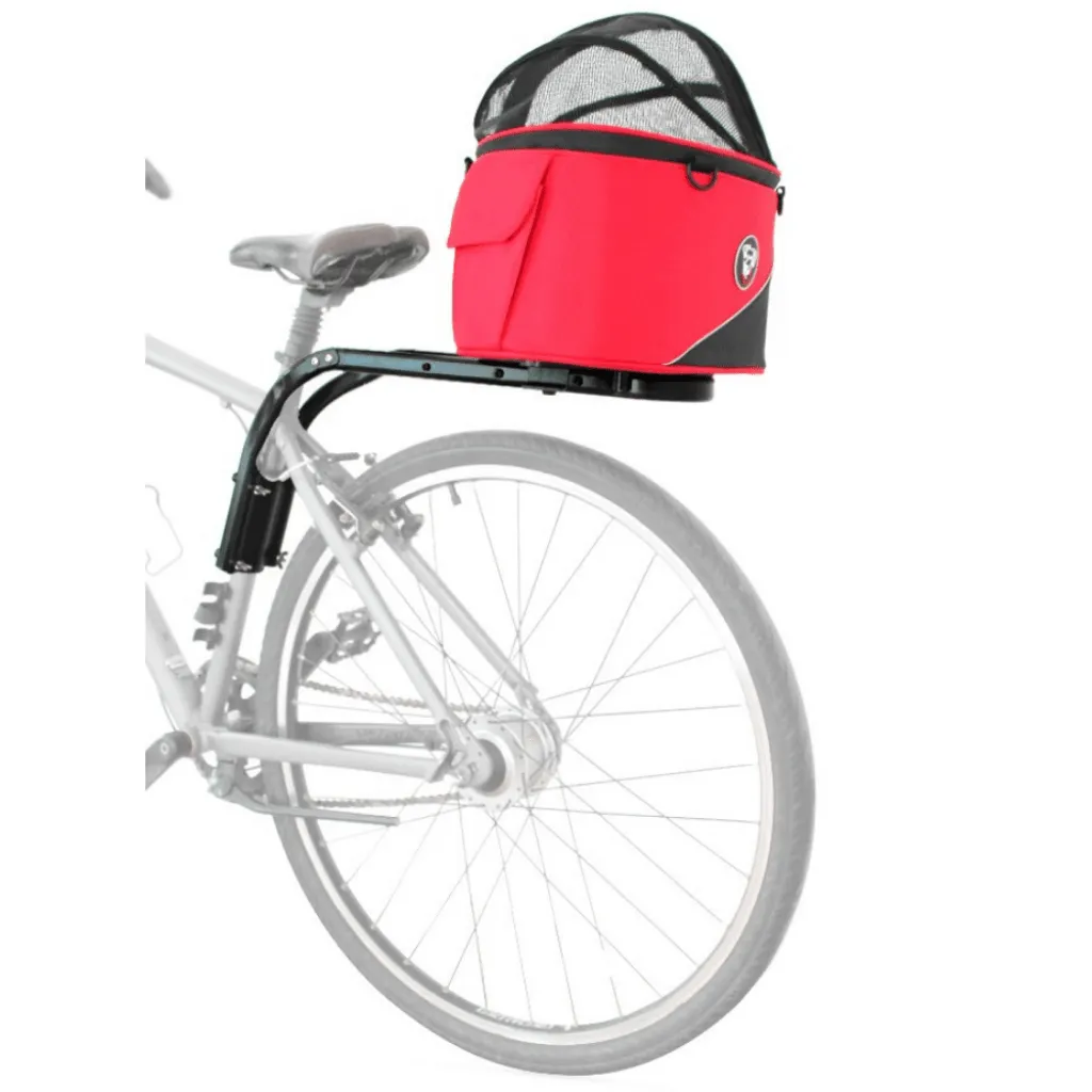 DoggyRide Cocoon Bike Carrying Basket | Red | Dutch Dog Design®