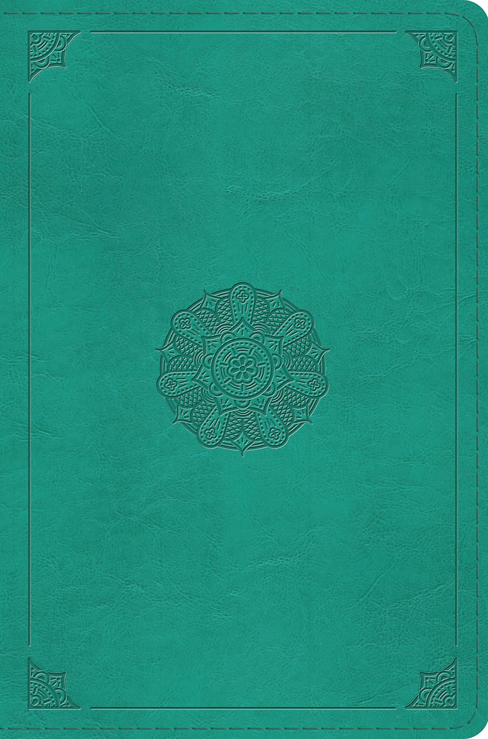 ESV Compact Bible (Trutone, Turquoise, Emblem Design)