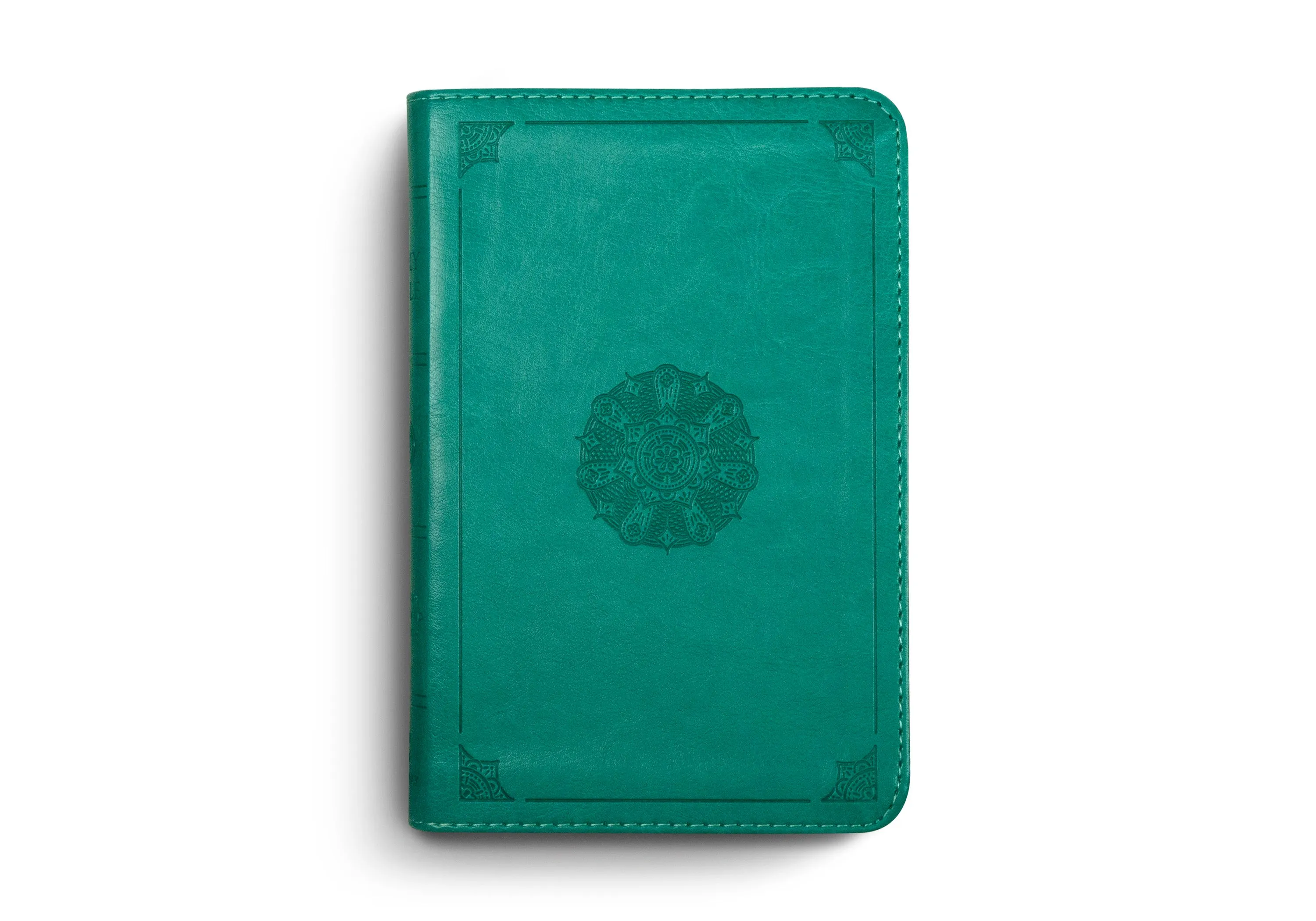 ESV Compact Bible (Trutone, Turquoise, Emblem Design)