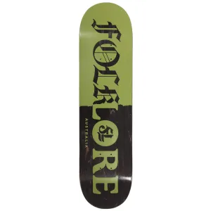 Folklore - Tear Split Green 8.5 Skateboard Deck