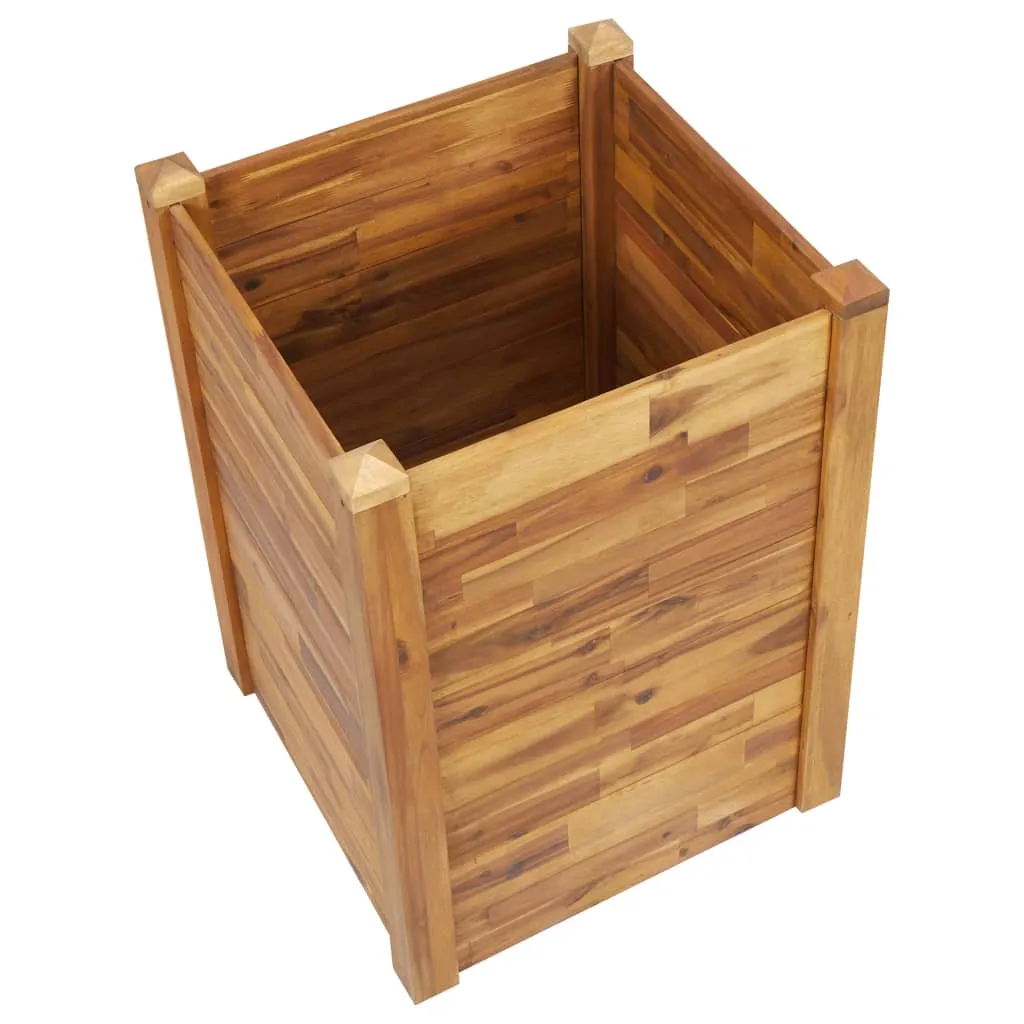 Garden Raised Bed 60x60x84 cm Solid Acacia Wood