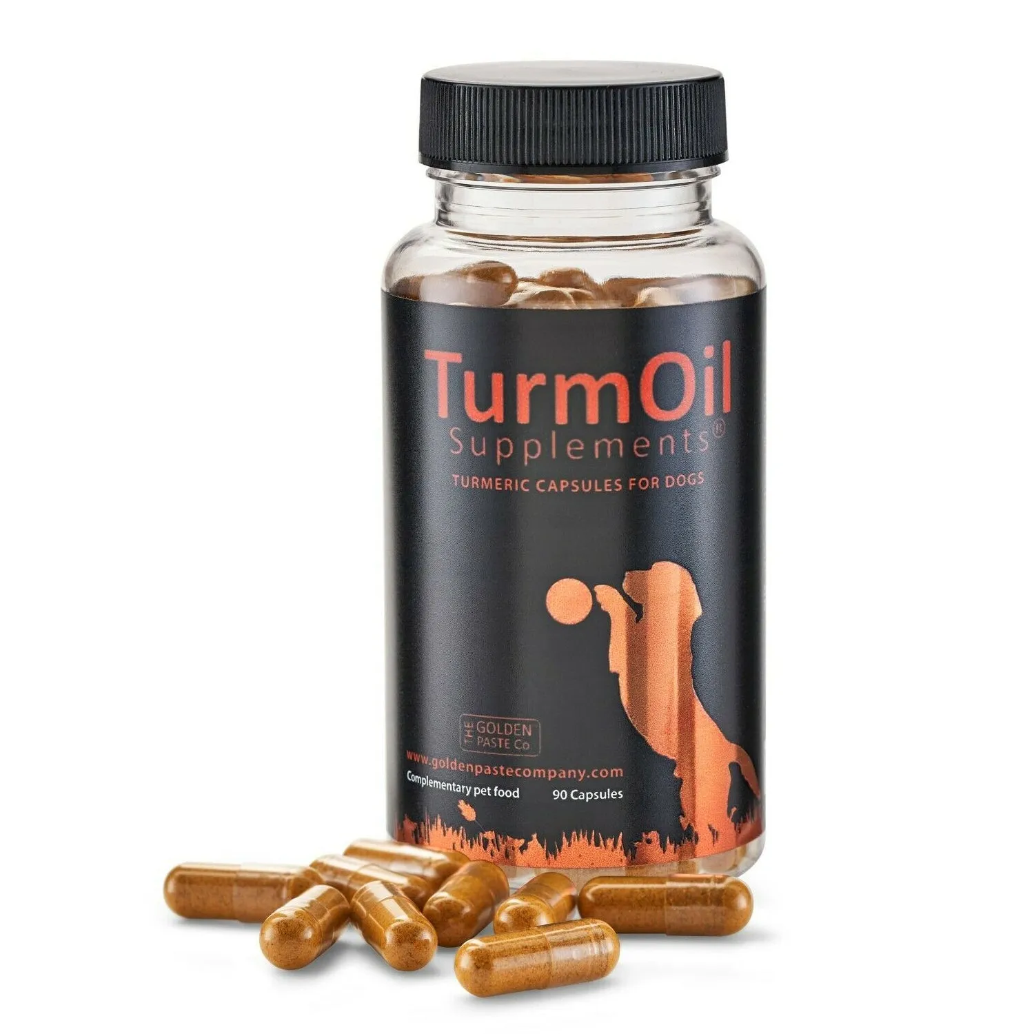 Golden Paste Company TurmOil Turmeric Supplement Capsules 90/180pks