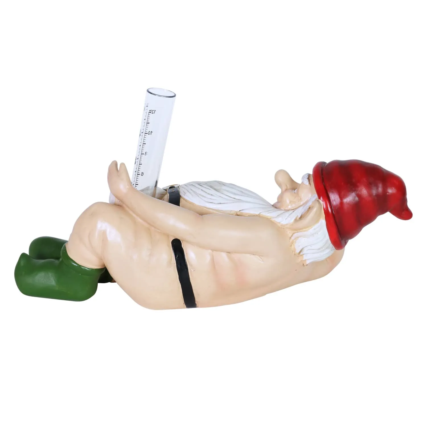 Good Time Naked Rain Gauge Ralph Gnome, 14 by 6 Inches