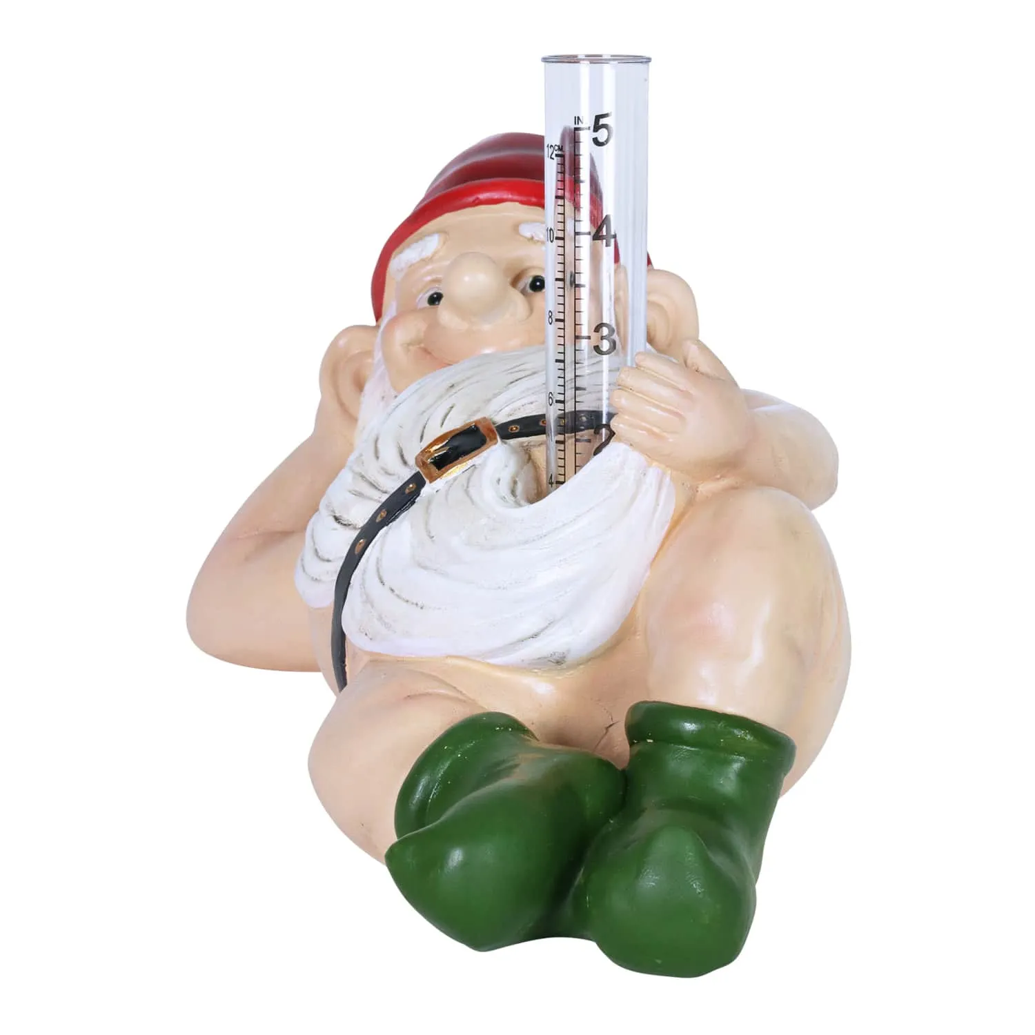 Good Time Naked Rain Gauge Ralph Gnome, 14 by 6 Inches