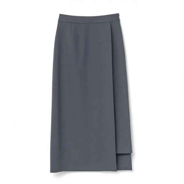 【Graphpaper/グラフペーパー】Compact Ponte Wrap Skirt <br/>GL203-40035B