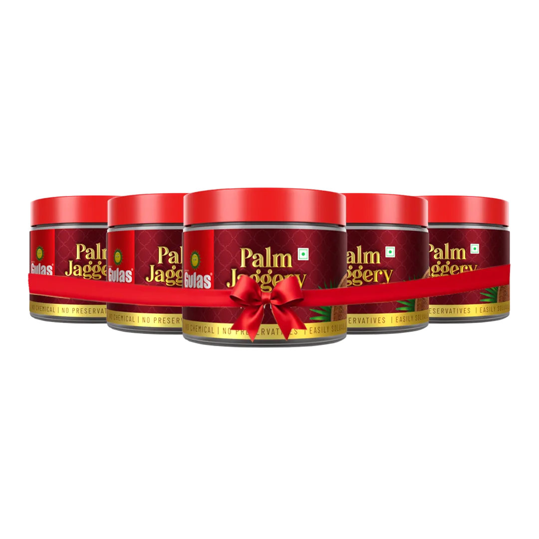 Gulas Palm Jaggery Powder, Set of 5 Pet,Total-850G