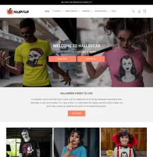 Hallovear (Halloween Print on Demand Clothing Store)