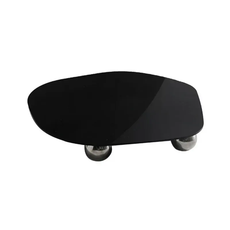 Irregular Acrylic Footed Tray - Black