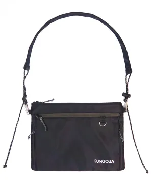 <A 000a20aa> Fungolia Essentials Shoulder Bag  (Black)