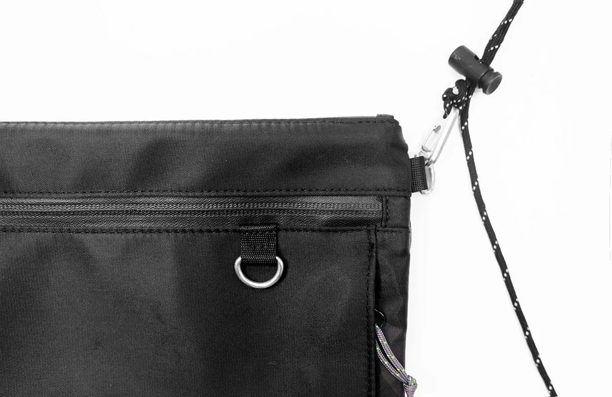 <A 000a20aa> Fungolia Essentials Shoulder Bag  (Black)