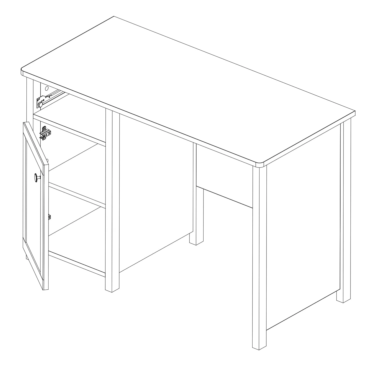 Luna LN-03 Computer Desk 110cm