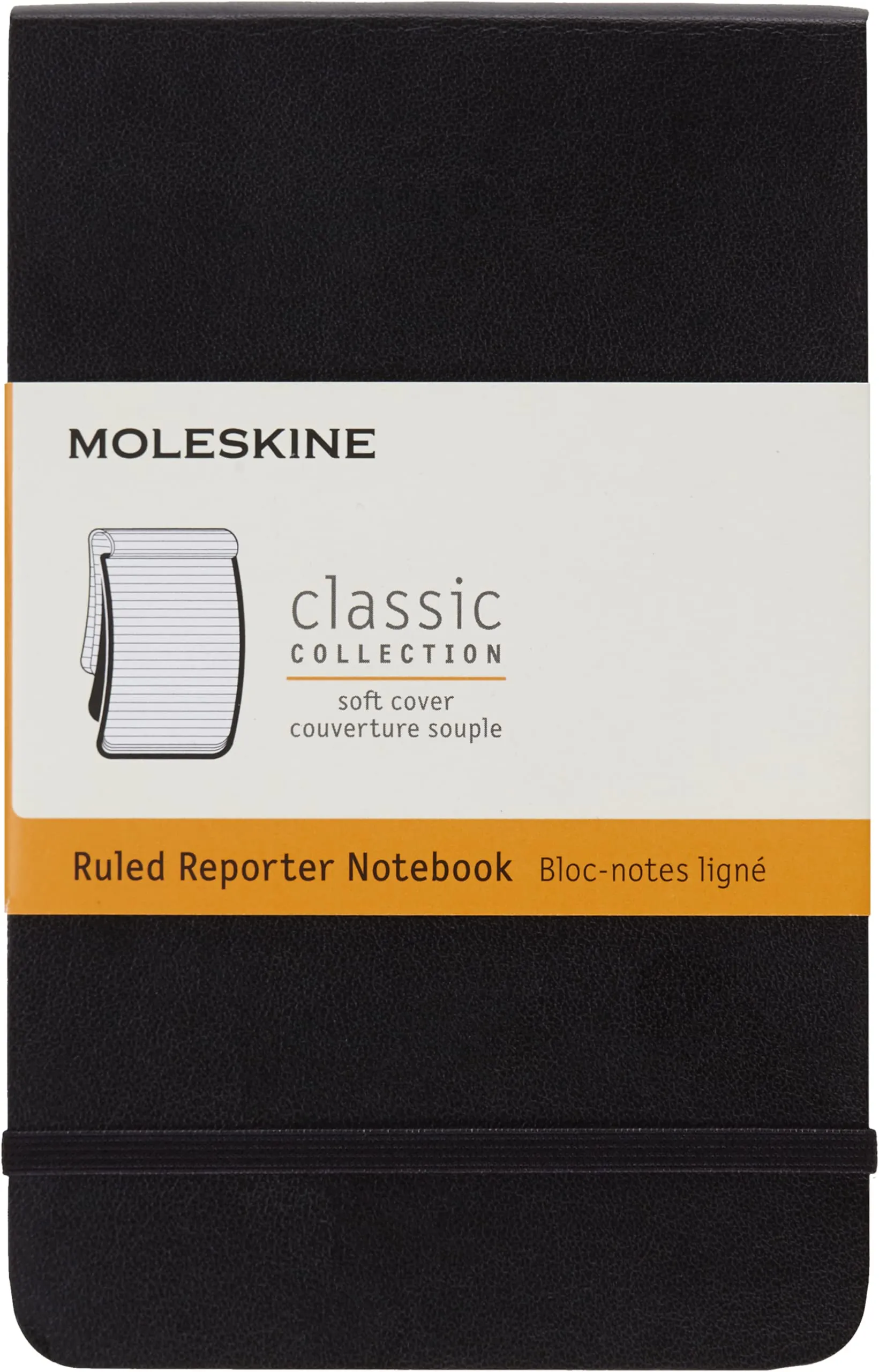 Moleskine Pocket Reporter Plain Large Notebook Black 9 Pcs Display