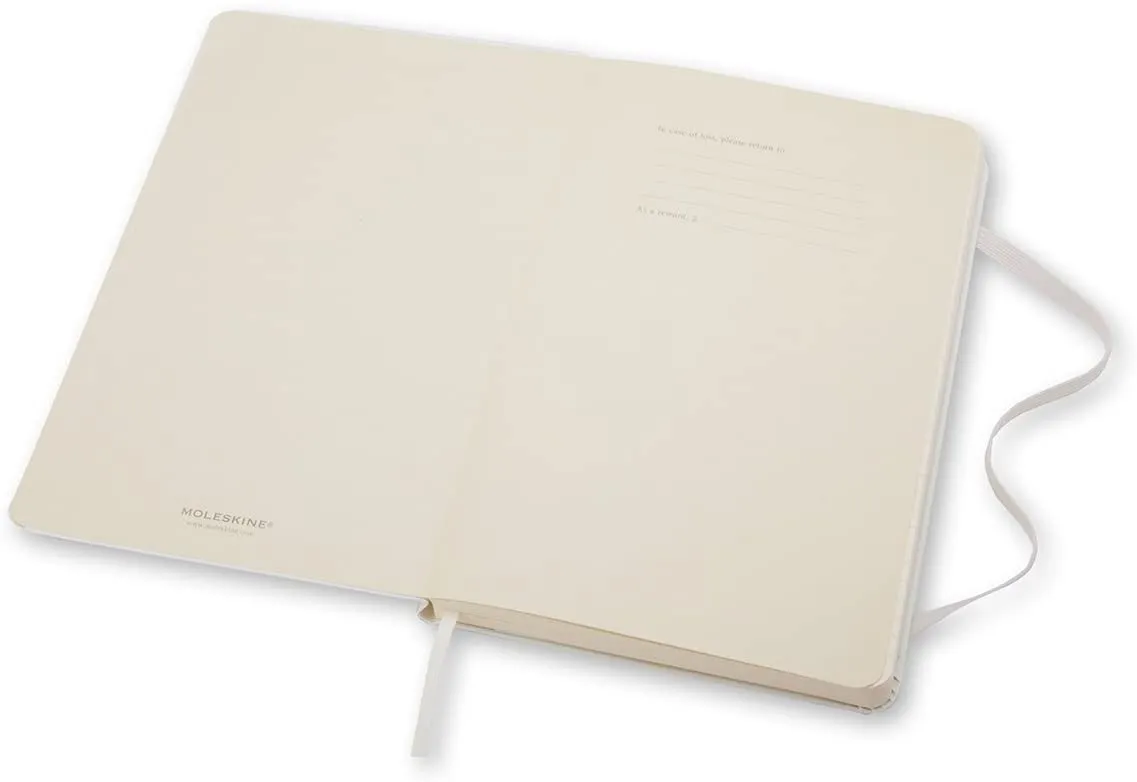 Moleskine Ruled Notebook Pocket Size White Hard Cover