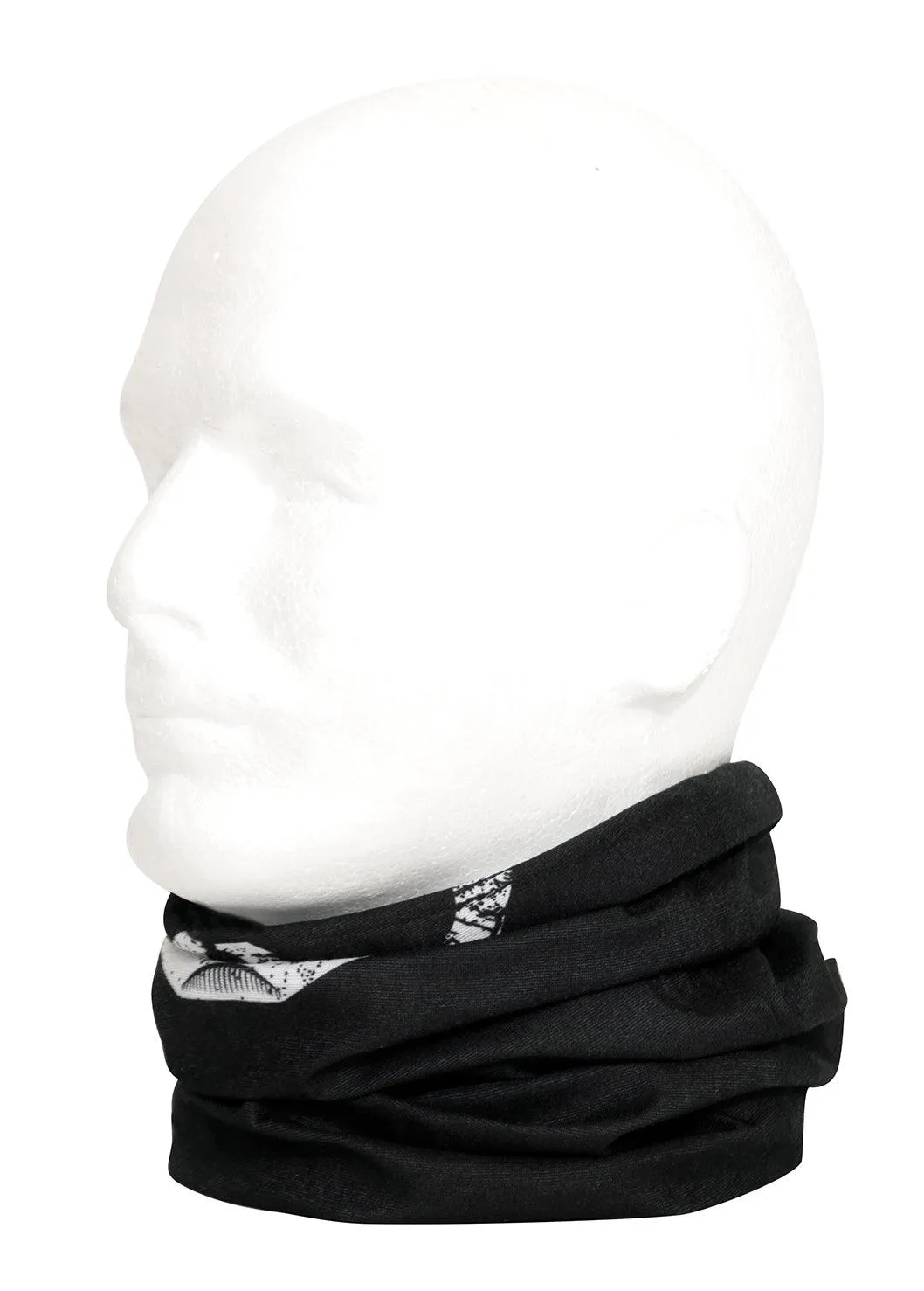 Motorcycle Riding Neck Gaiter and Face Covering - SKULL Print