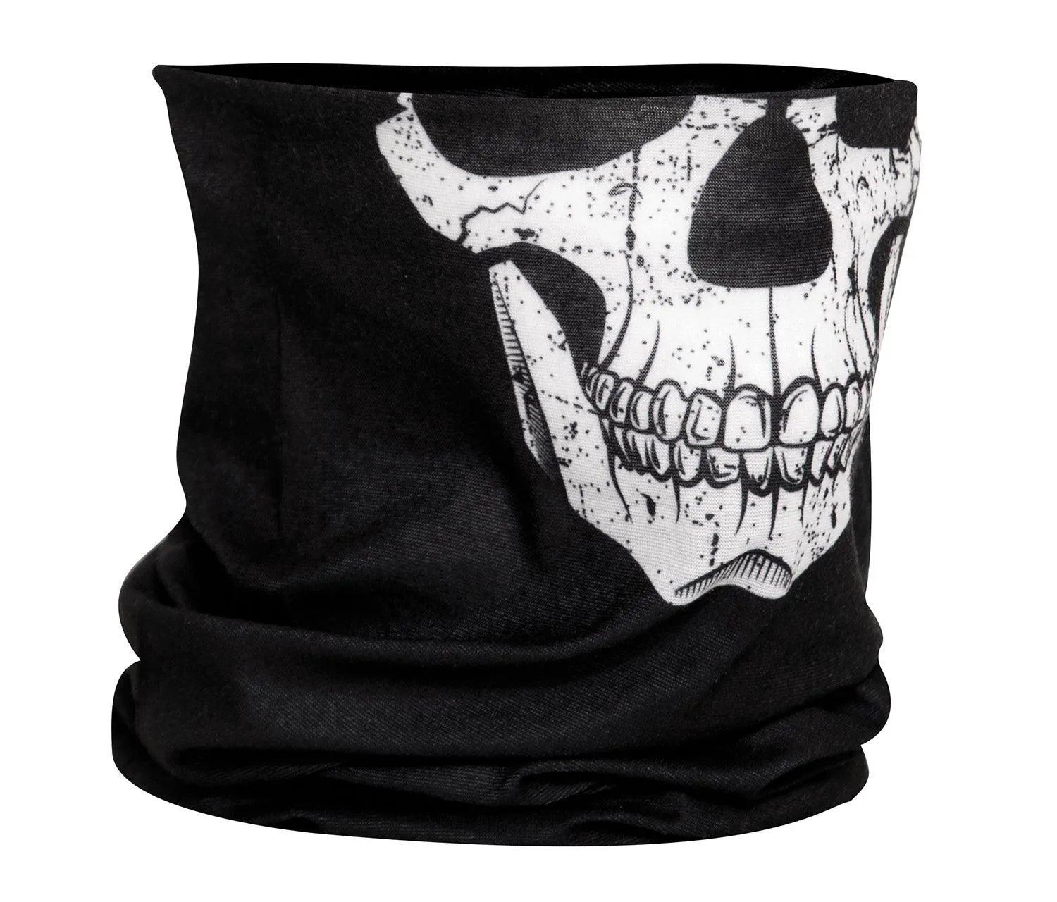 Motorcycle Riding Neck Gaiter and Face Covering - SKULL Print