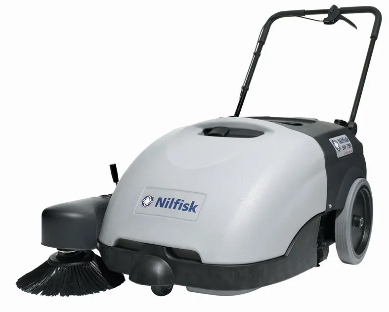 Nilfisk SW750 and ALTO Floortec 350 Compact Battery Sweeper Rear Black Cover