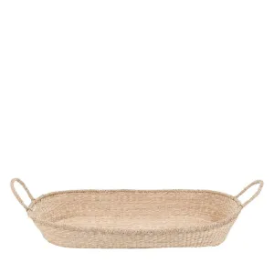 Nyla Seagrass Changing Basket - Natural