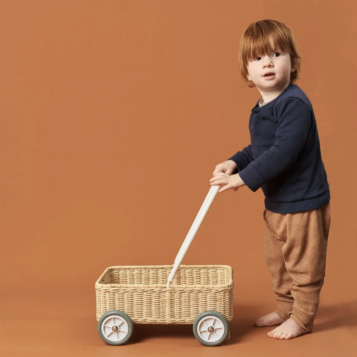 Olli Ella Rattan Wamble Walker - Straw