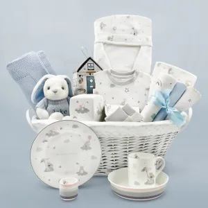 Personalised Little Love Luxury Baby Boy Hamper