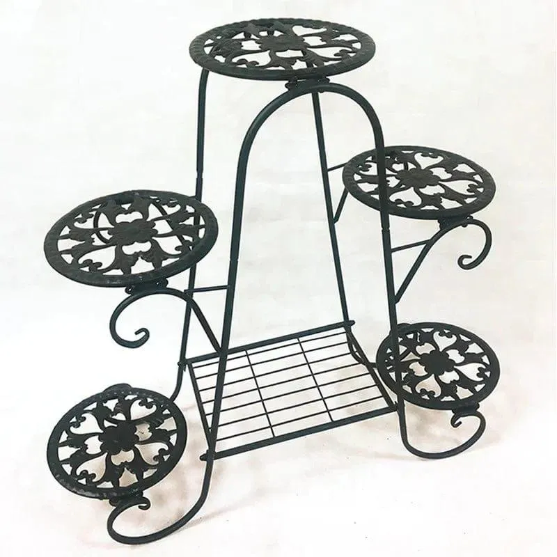 Plant Stand: Round Multi-Tiered Plant Stand