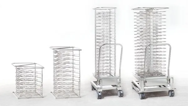 RATIONAL Mobile Plate Rack - 201 - 60 Plates - Graded