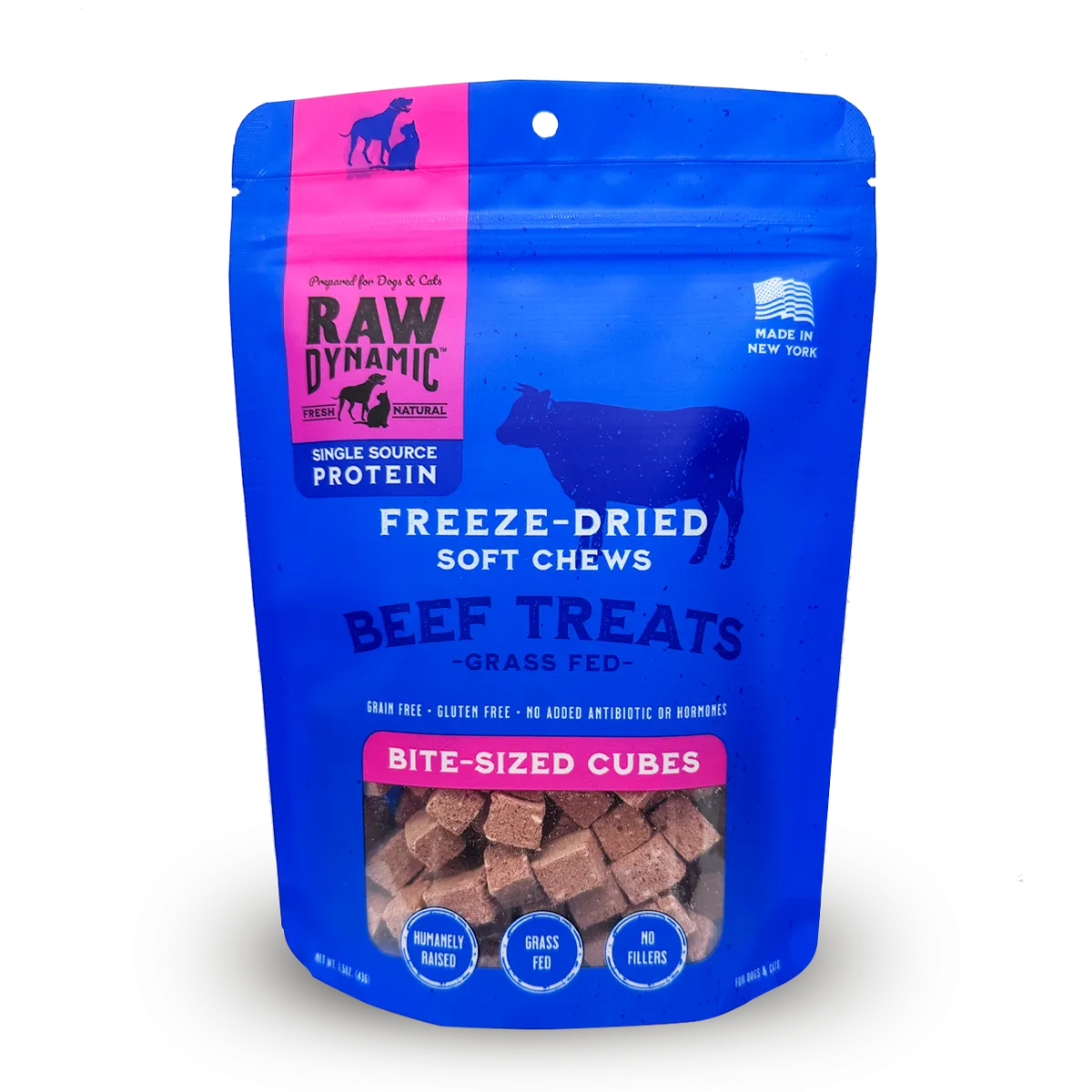 Raw Dynamic Freeze Dried Raw Beef Treats (1.5 oz)