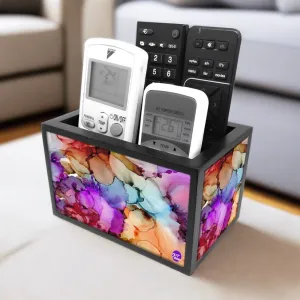 Remote Control Stand Holder Organizer For TV / AC Remotes -  Mix Watercolor