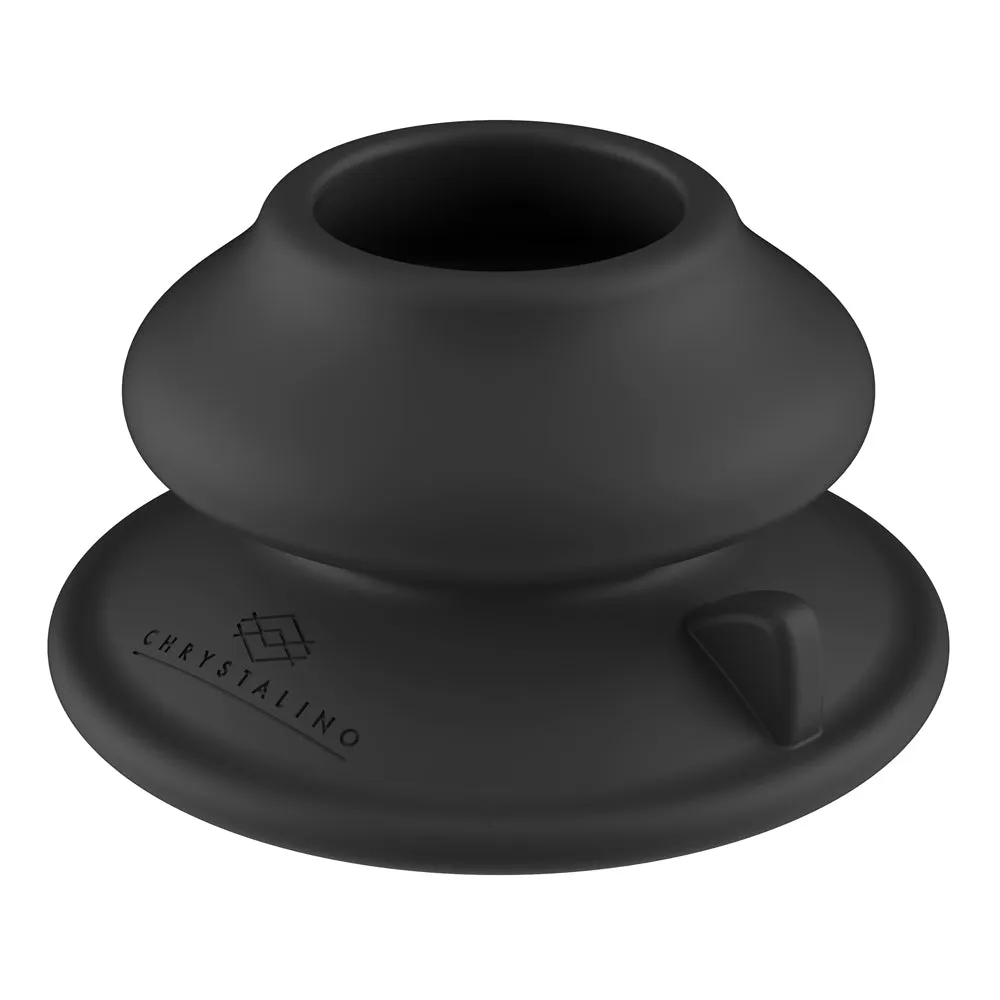 Shots Chrystalino Missy Glass Plug - Black