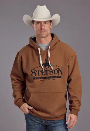 Stetson Orange Sueded Horserider & Stars Hoodie 0562-0926