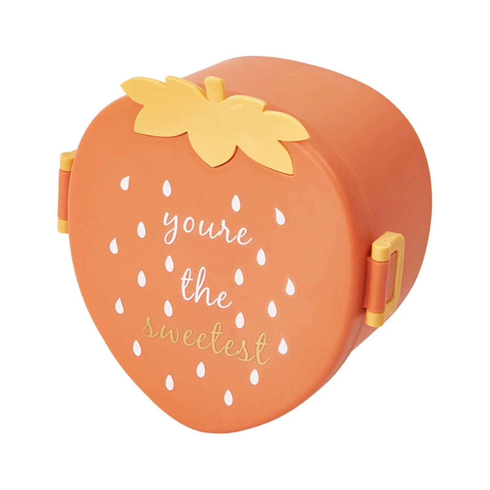 Stylish & Fancy Strawberry Shape Lunch Box.(1000ml)