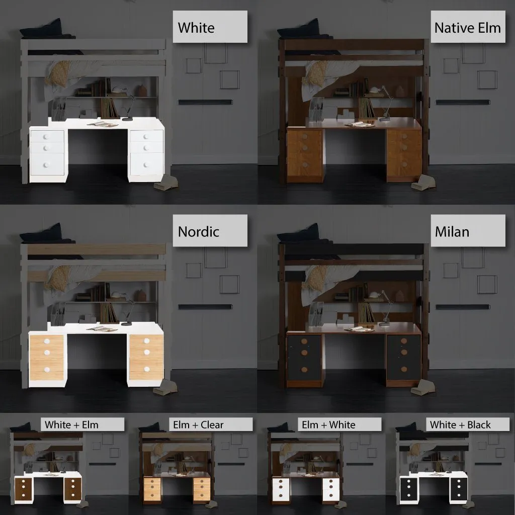 Super-Desk Top with 2 x Small Chests